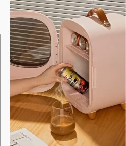 Baseus Mini Beauty Kühlschrank Für Kosmetik Reisekühlschrank Mit Heizung 8l 220V EU / 12V Weiß -Küche Zu Hause 02183398bfdb7f7f5fe9c69746358388