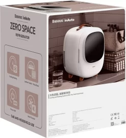 Baseus Mini Beauty Kühlschrank Für Kosmetik Reisekühlschrank Mit Heizung 8l 220V EU / 12V Weiß -Küche Zu Hause 137b956c5f647b91c09393d83135c641