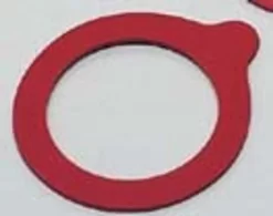 Einkochringe 75x101mm, 2,8mm Stark, Für Drahtbügelgläser, Rot (10er Pack) -Küche Zu Hause 1a6d280287469fb8b0a352c92f83452d