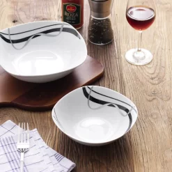 VEWEET, Serie 'Fiona', 100-teilig Porzellan Tafelservice Set, Kombiservice Mit Dessertteller, Speiseteller, Suppenteller, Müslischalen, Kaffeebecher, Kaffeetassen Set, Eierbecher, Milch- Und Zuckerset -Küche Zu Hause 1c0dfac59b79103447d13a44e2dc2f48