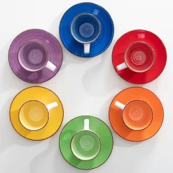 Kaffeeservice Steinzeug, Vancasso BONITA 12 Teiliges Kaffeeset, Cappuccino Tassenset Für 6 Personen, Tassen Und Untertassen -Küche Zu Hause 1cd3d69f844bc5d485c6f62227b88ddb