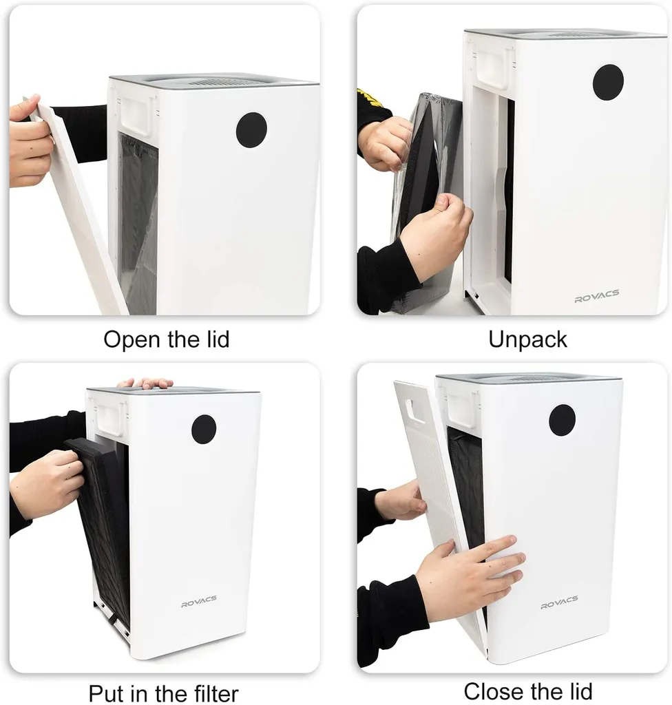 ROVACS Luftreiniger H13 Original HEPA Filter (2er Pack) Kompatibel Für Luftreiniger Modell: RV320 5 ROVACS Luftreiniger H13 Original HEPA Filter (2er Pack) Kompatibel Für Luftreiniger Modell: RV320 – Bild 5