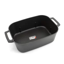 Karcher Induktions-Bräter Java Mit Deckel 8,5 L I Aluguss-Bräter Mit ILAG Antihaftbeschichtung Für Alle Herdarten Induktion + Elektro + Gas Etc. I Inkl. Deckel Mit Aromaknopf & Rosteinsatz -Küche Zu Hause 3085790dc4d62c10b20e446f68725a16