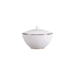 Wedgwood Pinstripe Zuckerschale Mit Deckel