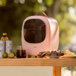Baseus Mini Beauty Kühlschrank Für Kosmetik Reisekühlschrank Mit Heizung 8l 220V EU / 12V Weiß -Küche Zu Hause 38fb4a2b946419406618ce4e6936e6e2