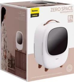 Baseus Mini Beauty Kühlschrank Für Kosmetik Reisekühlschrank Mit Heizung 8l 220V EU / 12V Weiß -Küche Zu Hause 4052af835cad3eb23506b699fd3b2188