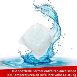 RESCH CLEANIX Spülmaschinentabs Ohne Plastik - All In One | 500 Stück (9 Kg) | Phosphatfrei Tabs | Geschirrspültabs Wasserlösliche Folie | Spültabs Spülmaschine -Küche Zu Hause 41eb8bde891f62897e1667385677c881