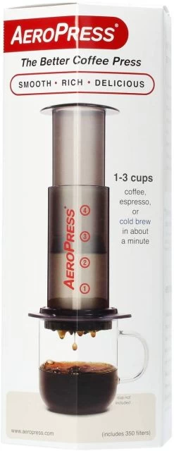 AeroPress Go Coffee Maker Kaffeebereiter, Inkl. 350 Filtern -Küche Zu Hause 46a3a13c 0730 48ee b748 b84c3e27547f 1