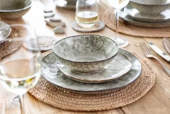 Sänger SÄNGER Steingut Geschirrset Pompei, Tafelservice 12 Teilig Für 4 Personen -Küche Zu Hause 4c4a05fffaa502fc27f7d44534253607