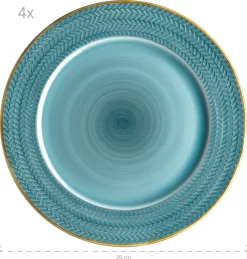 Mäser 931942 Kaffeeservice Prospero Für 6 Personen, Porzellan, Blau (1 Set, 12-teilig) -Küche Zu Hause 4fd607dfe3b9525a622626a5a270ba9d