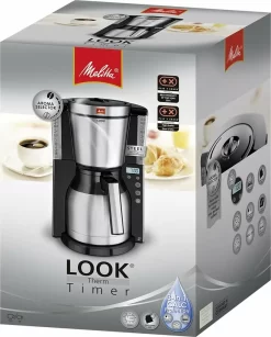 Melitta 1011-16 Look IV Therm Timer Schw/edelst. -Küche Zu Hause 638356e6af1f92ac4010709a3ad72939