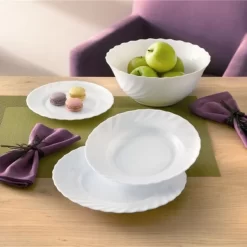 Luminarc 19tlg. Tellerset + Schale Trianon -Küche Zu Hause 6e1d7a14bbf0e408b12f84254adaee79