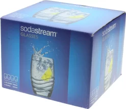 Sodastream Trinkglas 4er-Pack, Passend Zu Sodastream-Glaskaraffen -Küche Zu Hause 818dcb4b187e25bbbe0443e5f87b8a73