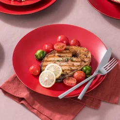 Vancasso Tafelservice Steinzeug, Allegro 16 Teiliges Essgeschirr Kombiservice, Handbemaltes Geschirrset Für 4 Personen, Vintage Rot 11 Vancasso Tafelservice Steinzeug, Allegro 16 Teiliges Essgeschirr Kombiservice, Handbemaltes Geschirrset Für 4 Personen, Vintage Rot -Küche Zu Hause 88b68b81633c725b4c801202599a94dc