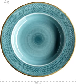 Mäser 931942 Kaffeeservice Prospero Für 6 Personen, Porzellan, Blau (1 Set, 12-teilig) -Küche Zu Hause 88caf0d9ec5cdb7d40f4de7120143d67