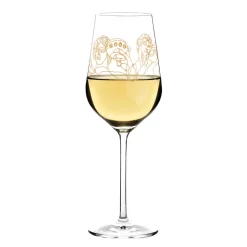 Ritzenhoff Wein-Ensemble Weißweinglas-Set Burkhard Neie, Dionysos & Ariadne / Zeus & Leto, Kristallglas, 364 Ml, 3410001 -Küche Zu Hause 8b5894971cedecf5197601bcbcbdce74