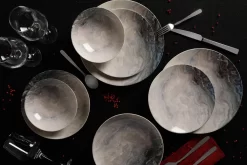 Hermia Concept, Erika,(24 Stücke), Abendessen , Mehrfarbig, 100% Porzellan -Küche Zu Hause 8b6770452adcf88701a73a9834c914a7