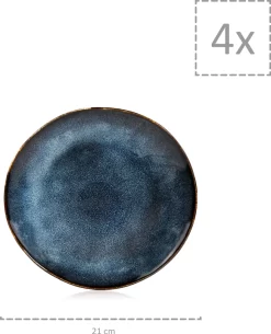 Sänger SÄNGER | Tafelservice Tokio Aus Steingut, 23-teiliges Geschirrset Für 4 Personen, Einzigartiges Design -Küche Zu Hause 8ed43823c6acbb4eef471bad1f87fa17