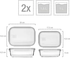 Sänger Frischhaltedosen Set Aus Glas 12er Set -Küche Zu Hause a404b4272bd88cae4ad74eca85593c90