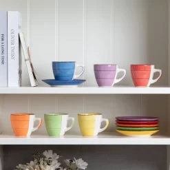 Kaffeeservice Steinzeug, Vancasso BONITA 12 Teiliges Kaffeeset, Cappuccino Tassenset Für 6 Personen, Tassen Und Untertassen -Küche Zu Hause a72657c6e562808f7843be7068f0746a