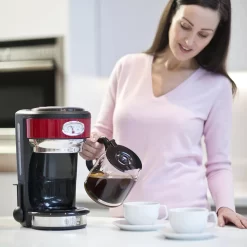Russell Hobbs 21700-56 Retro Ribbon Red Kaffeemaschine -Küche Zu Hause ac901ab112152bc70b7f79b149add3d2