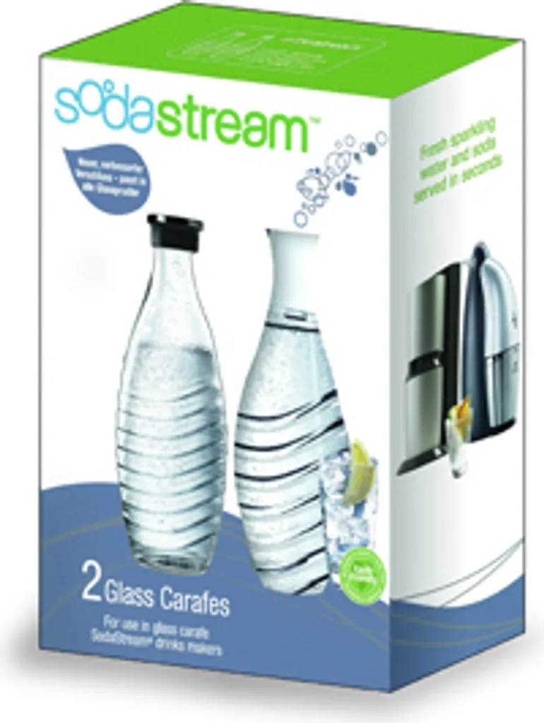 SodaStream Glaskaraffen 0,6 Liter Im 2er-Pack, 764997 3 SodaStream Glaskaraffen 0,6 Liter Im 2er-Pack, 764997 – Bild 3