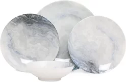 Hermia Concept, Erika,(24 Stücke), Abendessen , Mehrfarbig, 100% Porzellan -Küche Zu Hause b5cb6645cb4bfd2946828a79440fa815