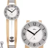 Atlanta 5106/30 Wanduhr Funk Funkwanduhr Mit Pendel Erle-farben Pendeluhr