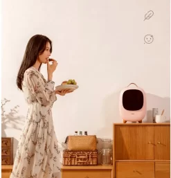 Baseus Mini Beauty Kühlschrank Für Kosmetik Reisekühlschrank Mit Heizung 8l 220V EU / 12V Weiß -Küche Zu Hause bc9895762651ddefa7e934215676f0e6