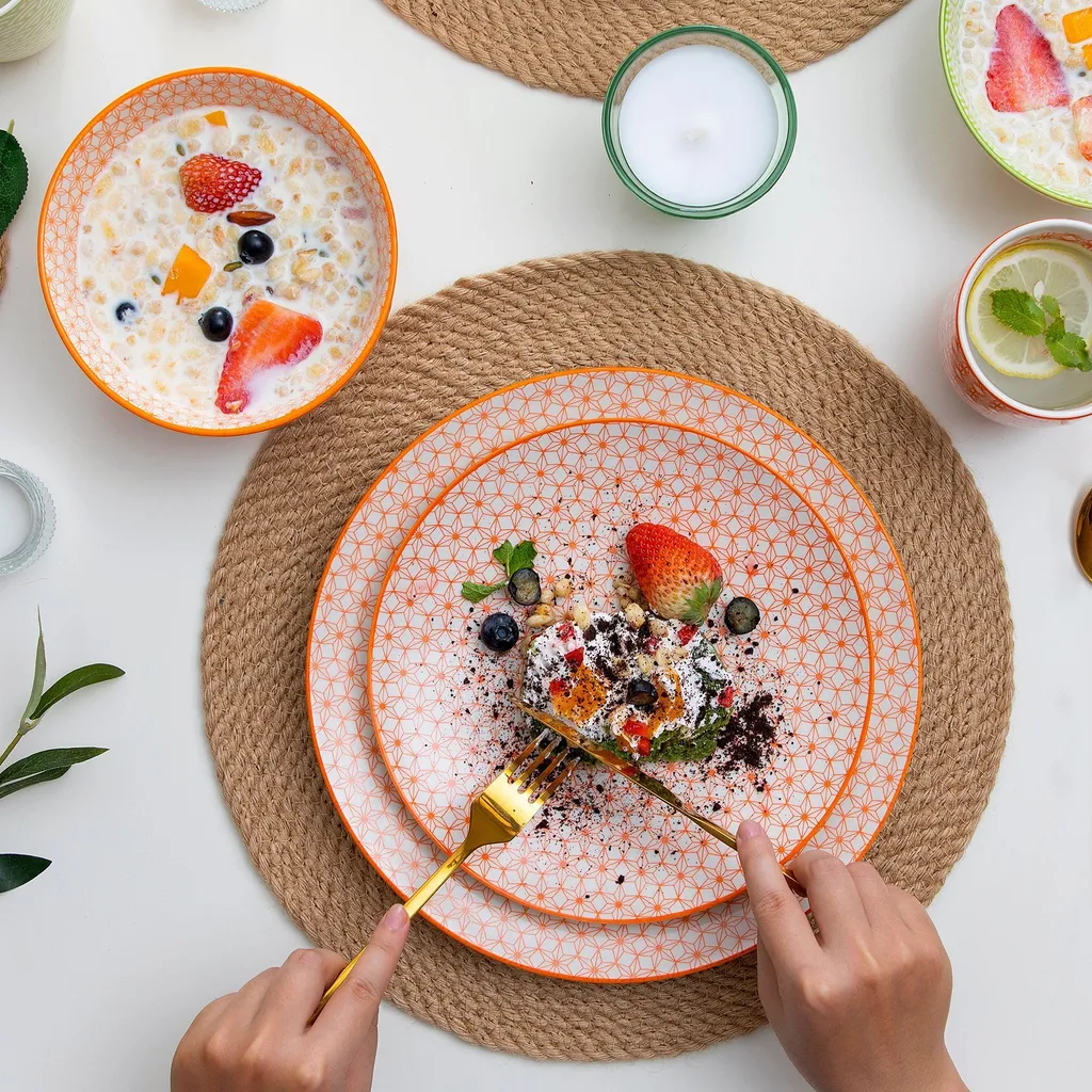 Vancasso Natsuki 16-teilig Porzellan Kombiservice, Mit Je 4 Speiseteller Ø 27 Cm, Dessertteller Ø 21,5 Cm, Müslischalen Ø 15,2 Cm Und Kaffeebecher 380 Ml 4 Vancasso Natsuki 16-teilig Porzellan Kombiservice, Mit Je 4 Speiseteller Ø 27 Cm, Dessertteller Ø 21,5 Cm, Müslischalen Ø 15,2 Cm Und Kaffeebecher 380 Ml – Bild 4