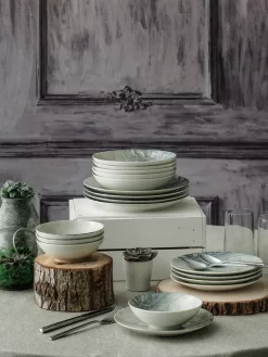 Hermia Concept, Erika,(24 Stücke), Abendessen , Mehrfarbig, 100% Porzellan -Küche Zu Hause cb3125b52b2b8c3a55d116c0e0b5b4b5