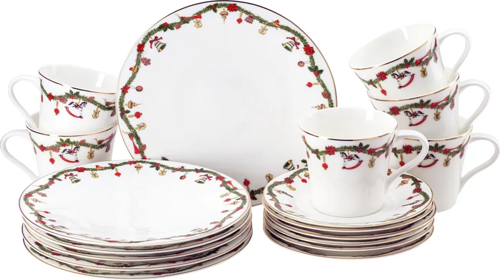 Hutschenreuther Nora Christmas Set 18-tlg. 02048-726037-28421 1 Hutschenreuther Nora Christmas Set 18-tlg. 02048-726037-28421