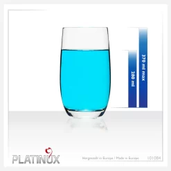 Elegante Trinkgläser 360ml (max. 440ml) Set 6 Teilig Wassergläser Saftgläser -Küche Zu Hause db9465558b8fc152c02b1fb44321ac65