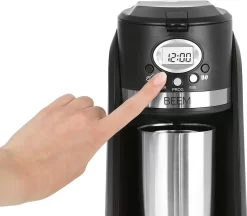 Kaffeemaschine Mahlwerk Filterkaffeemaschine To Go Isolierbecher Timer Display -Küche Zu Hause e218c7b08cb934f74ba6e21b6d084a22