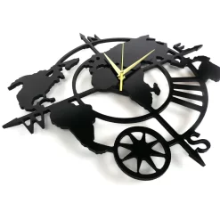 Silent Wanduhr Weltkarte Original Holzdekor -Küche Zu Hause e4e321af8816ec416fb141bc5194277c