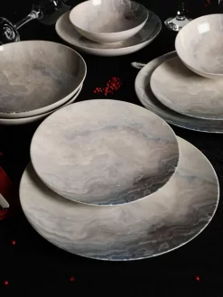 Hermia Concept, Erika,(24 Stücke), Abendessen , Mehrfarbig, 100% Porzellan -Küche Zu Hause f32cffc1ee40db188a2d13ff084fec33