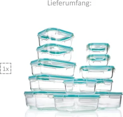 Sänger Frischhaltedosen Set Aus Glas 12er Set -Küche Zu Hause f3ea4b47d7d5d9f4d22e31e8853edf56