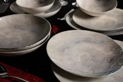 Hermia Concept, Erika,(24 Stücke), Abendessen , Mehrfarbig, 100% Porzellan -Küche Zu Hause f74dc1040d6619a8e692b979be1955b8