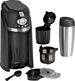 Kaffeemaschine Mahlwerk Filterkaffeemaschine To Go Isolierbecher Timer Display -Küche Zu Hause fbc0ae309d0d56bc7de714b448ad8066