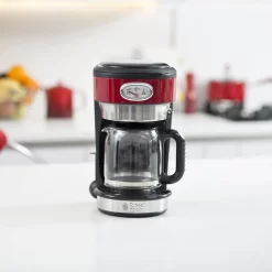 Russell Hobbs 21700-56 Retro Ribbon Red Kaffeemaschine -Küche Zu Hause fc3ff47fd193838d75663e2bdeb065dc